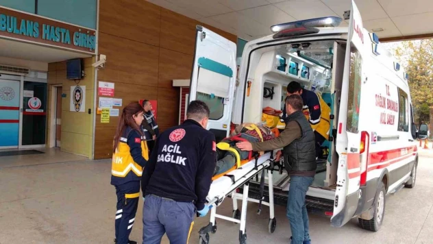 İnegöl'de çatıdan düşen adam ağır yaralandı