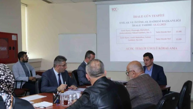 İş yerlerinin kiralama ihalesi gerçekleşti