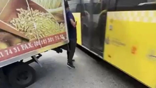 İstanbul'da ölümden kıl payı kurtuluş kamerada