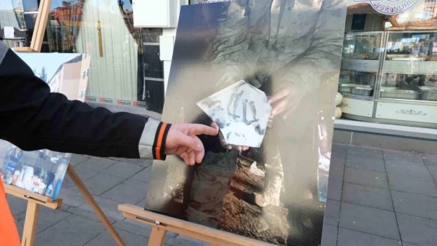 İz derneğinden 6 Şubat'ı anlatan resim sergisi yoğun ilgi gördü