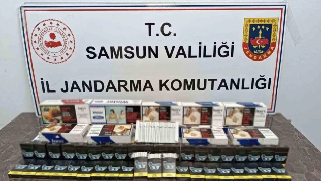 Jandarma 5 bin 800 dal makaron ele geçirdi
