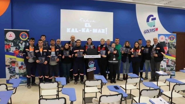 Jandarma ekiplerinden işçilere eğitim