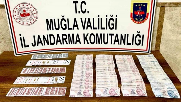 Jandarmadan Fethiye'de kumar operasyonu