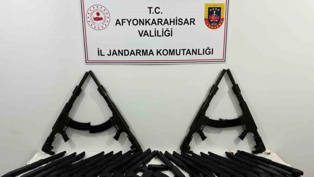 Jandarmadan kaçak silah operasyonu