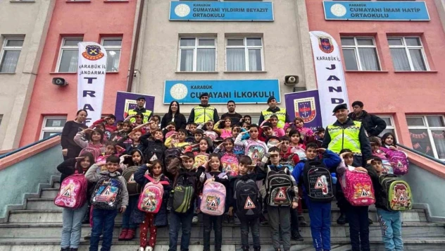 Jandarmadan öğrencilere trafik eğitimi