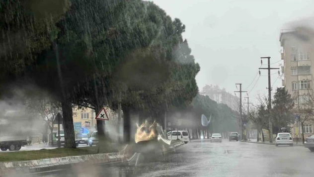 Kahramanmaraş'ta sağanak etkili oldu