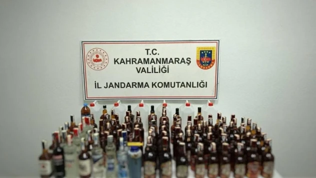 Kahramanmaraş'ta sahte içki operasyonuna 1 gözaltı
