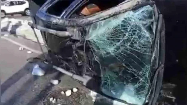 Kamyonet takla attı: 1 yaralı