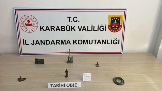 Karabük'te tarihi eser operasyonu