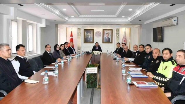 Karaman'da 'İl Güvenlik ve Asayiş Koordinasyon Toplantısı' yapıldı