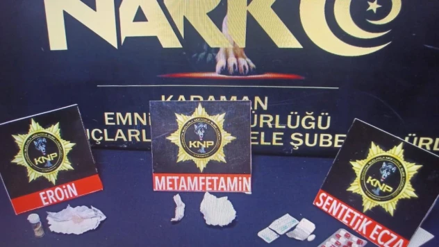 Karaman'da uyuşturucudan 1 kişi tutuklandı