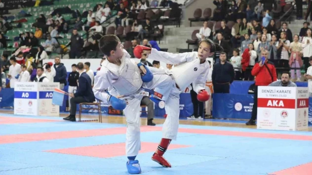 Karatenin yıldızları Denizli'de buluştu