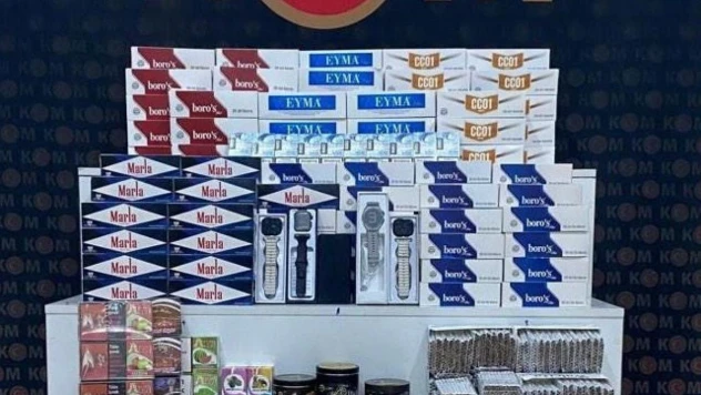 Kars'ta makaron ele geçirildi