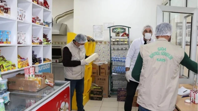 Kars'ta okul kantinleri denetlendi