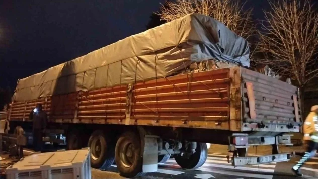 Kartal'da D-100 karayolunda arızalanan tır trafiği durma noktasına getirdi