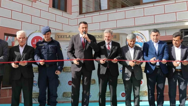 Kaş Yayla Belenli Yeni Camii açıldı