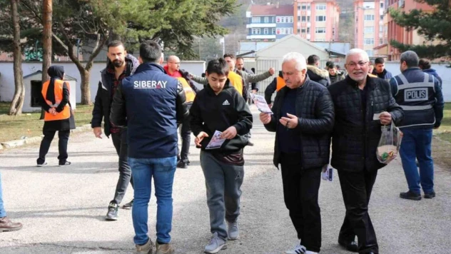 Kastamonuspor maçı öncesi 5 bin kişiye 'SİBERAY' bilgilendirmesi