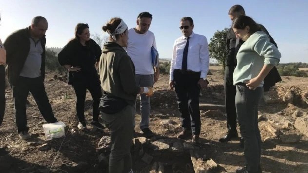 Kaymakam Memiş, baraj sahasında incelemelerde bulundu