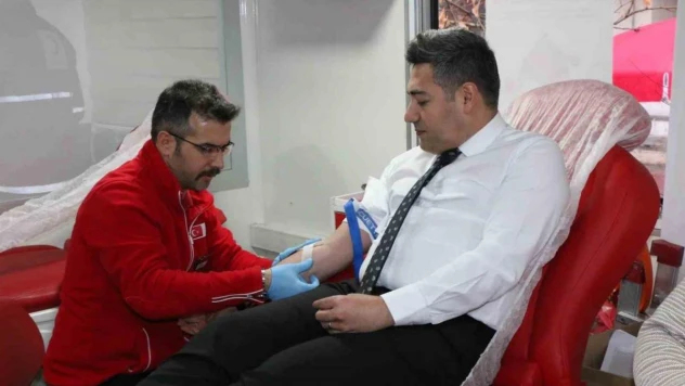 Kaymakam Özçelik: 'Kan bağışında bulunmak, bir hayat kurtarmakla eş değerdir'