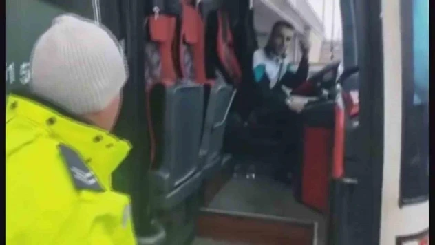 Kayseri'de emniyetten otobüslere yönelik denetim