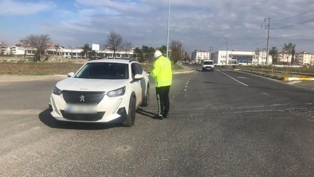 Kırklareli'nde trafik denetimi
