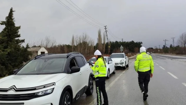Kırklareli'nde trafik denetimi: 17 araç trafikten men edildi