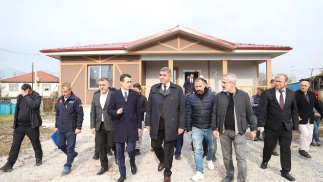 Kırsal afet konutları Düzce'de yükseliyor