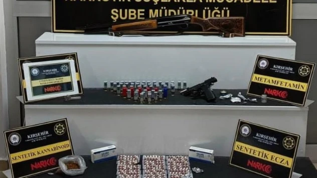 Kırşehir polisinden uyuşturucu satıcılarına darbe