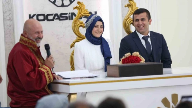 Kocasinan, 2023 yılında 2 bin 804 mutlu evliliğin temelini attı