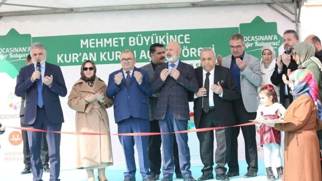 Kocasinan'da Kayabaşı Mehmet Büyükince Kur'an Kursu açıldı