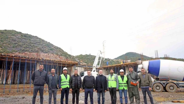 Konaklı Spor Kompleksi'nde sosyal tesisler yükseliyor