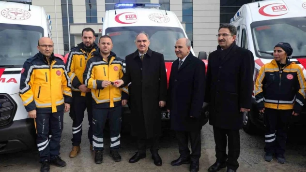 Konya'da 112 Acil Servis filosuna 7 ambulans daha katıldı