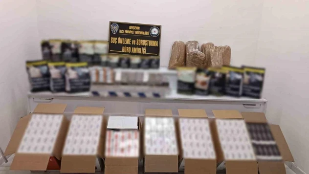 Konya'da kaçak tütün operasyonu
