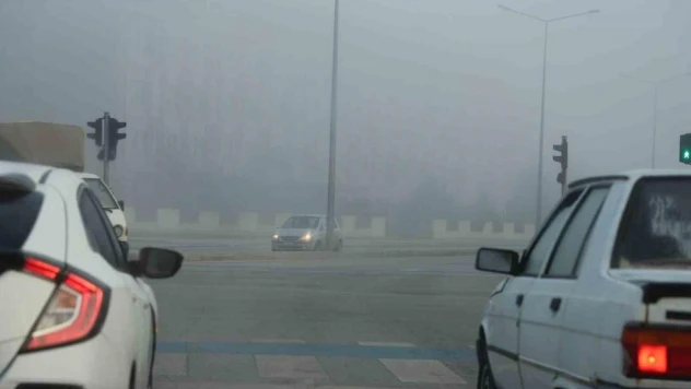 Konya'da sis etkili oluyor