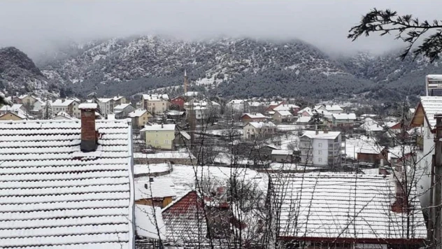 Konya'nın üç ilçesi beyaza büründü