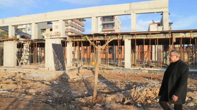 Köşk'teki yarı olimpik yüzme havuzunda çalışmalar hız kesmiyor