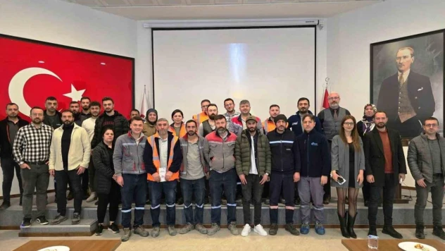 Kütahya 30 Ağustos OSB'de, 'Afet Risk Azaltma ve Tedbir Alma' konulu eğitim