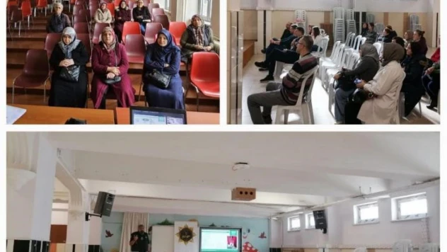 Kütahya'da 30 veli ve öğretmene uyuşturucu ve madde bağımlılığı ile mücadele eğitimi