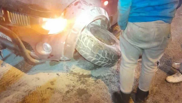 Kütahya'da araç yangını