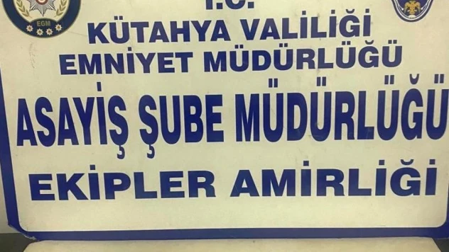 Kütahya'da bir şahsın üzerinde uyuşturucu ele geçirildi