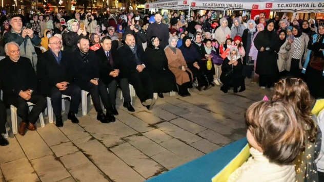 Kütahya'da miniklerden kandil programı