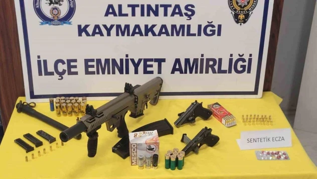 Kütahya'da ruhsatsız silah operasyonu