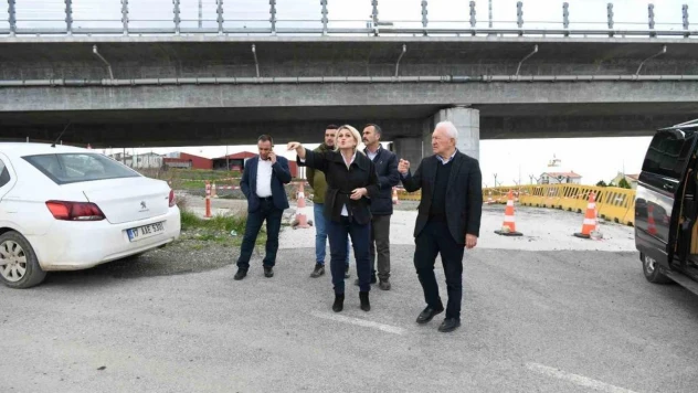 Lapseki Belediyesi, Yeni Sanayi Sitesi girişine yeni yol inşa ediyor