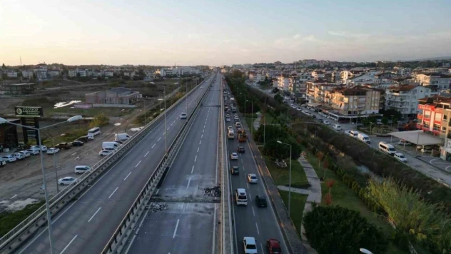 Manavgat'ta Otogar Köprülü kavşağı 15 günlük bakım alındı