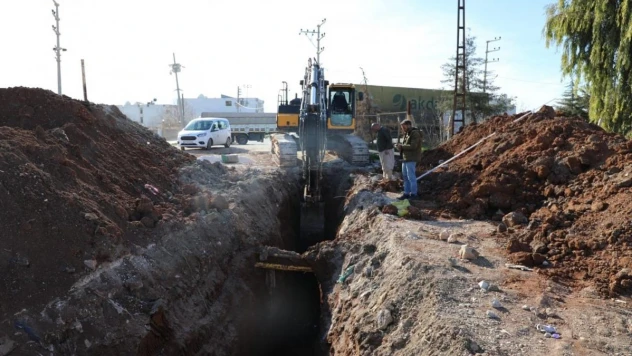 Mardin'de altyapı güçlendirme çalışmaları sürüyor