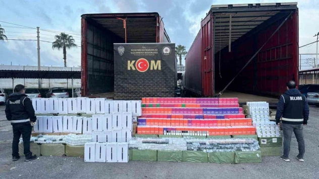 Mardin'de milyonlarca liralık gümrük kaçağı ürün ele geçirildi