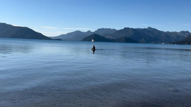 Marmaris'te Şubat ayında deniz keyfi