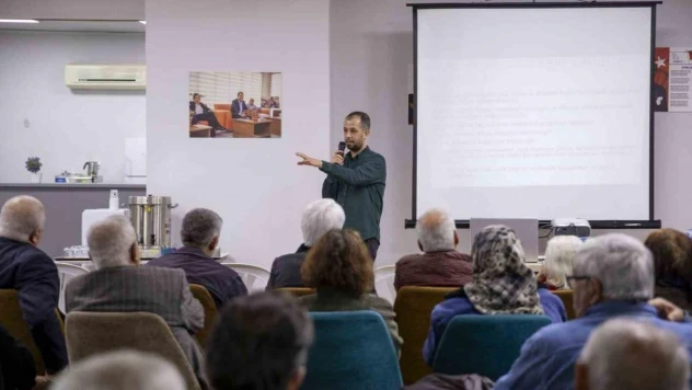 Mersin Büyükşehir Belediyesi yaş almış vatandaşları bilgilendiriyor