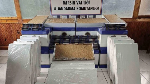 Mersin'de 500 bin adet makaron ele geçirildi