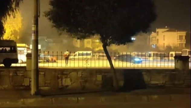 Milas'ta garaj içinde drift yapan sürücüye polis baskını